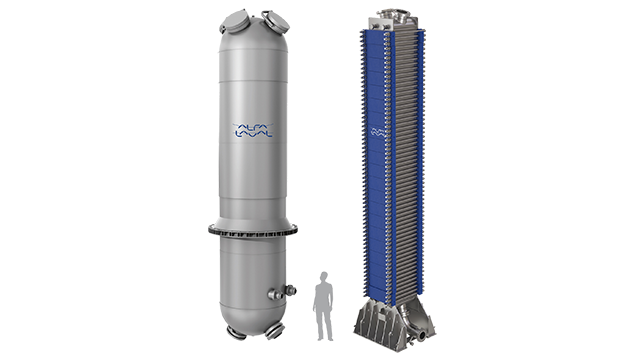 Packinox heat exchanger plate and shell plate and frame